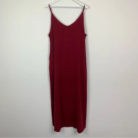 Aibrou Dresses | Amazon Maxi Dress Burgundy Xxl Nwt | Color: Red | Size: Xxl | Clothco's Closet